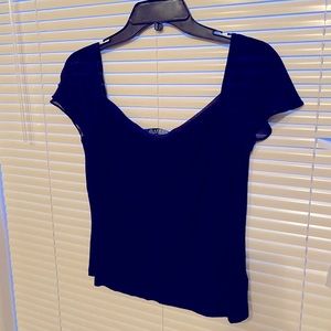 Ralph Lauren solid navy top